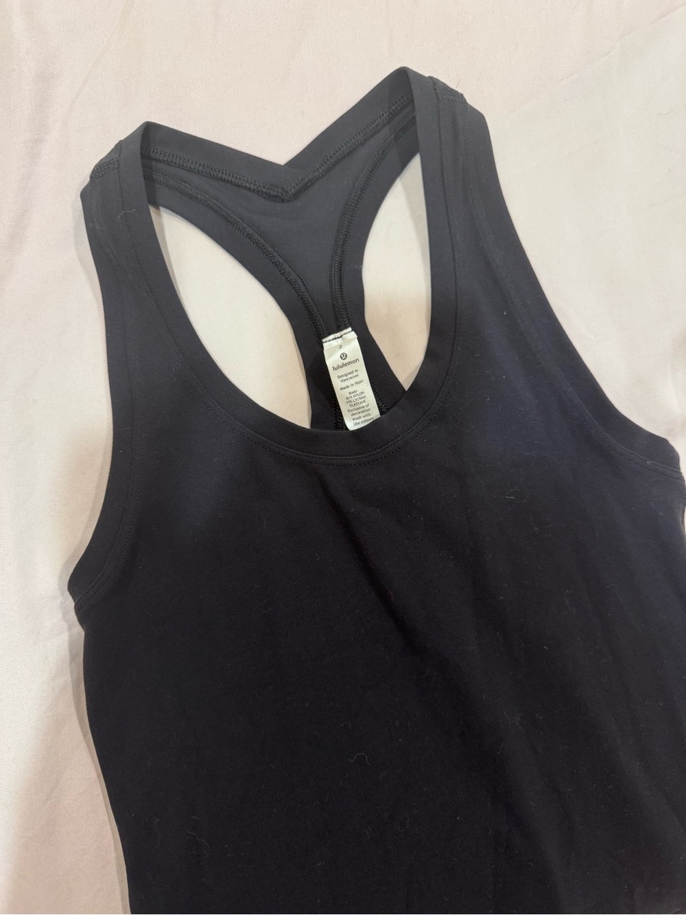 Lululemon Black Racerback Tank